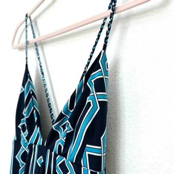 Julie Brown Olivia Maxi Multi Color Geometric New With Tags Size Medium NWT - Picture 2 of 10